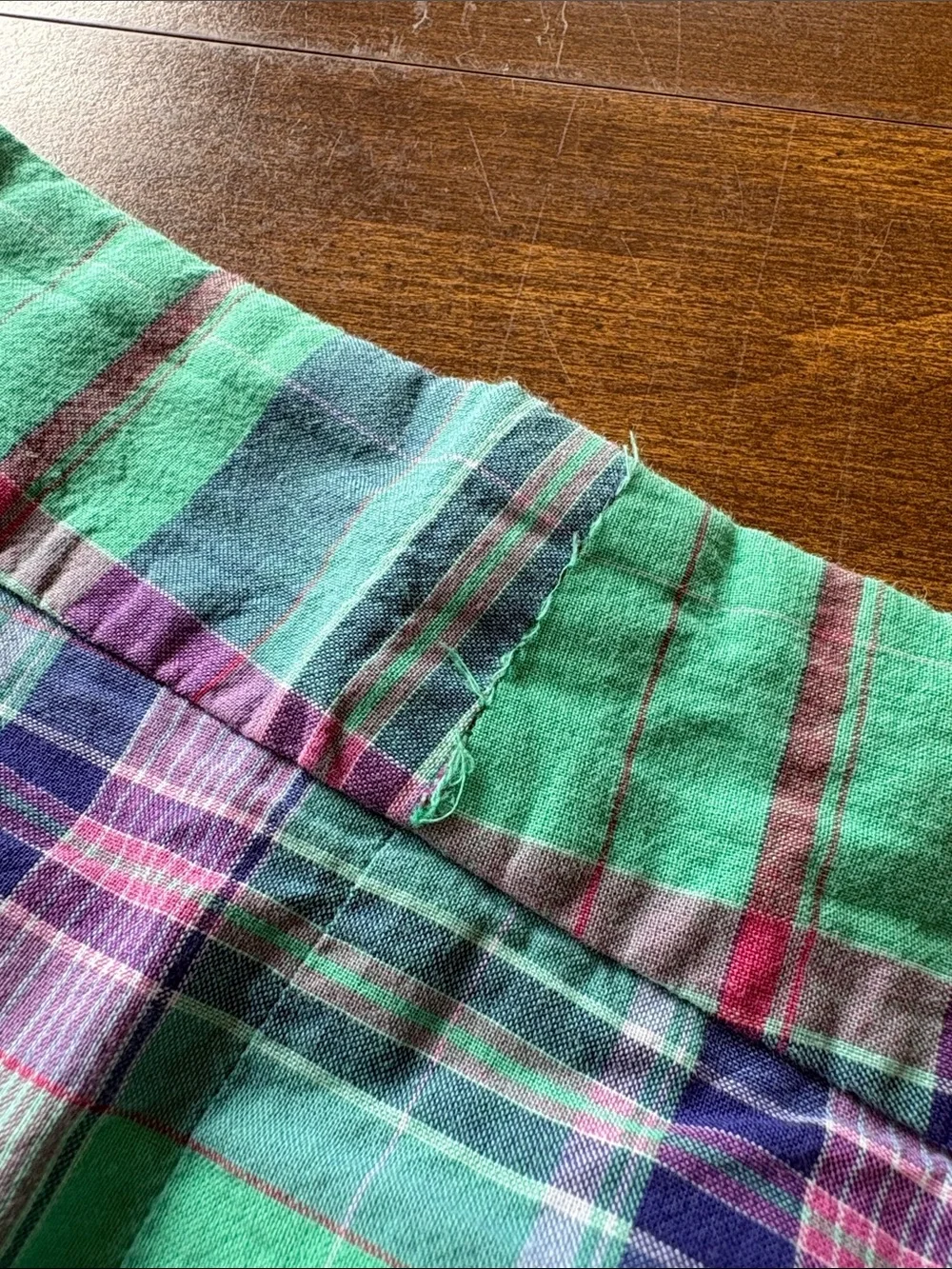“346” Brooks Brothers Plaid Skirt, Size 4